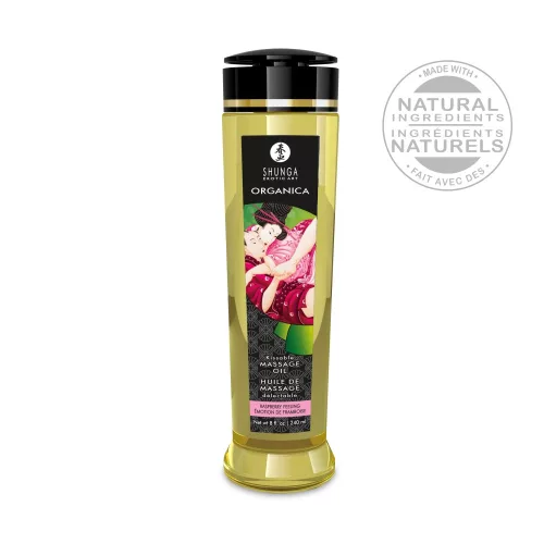 Massage oil - raspberry organic - 240 ml
