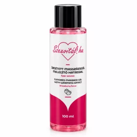   Szexvitál Epres, melegítő hatású masszázsgél – 100 ml