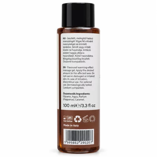 Szexvitál Csokoládés, melegítő hatású masszázsgél – 100 ml