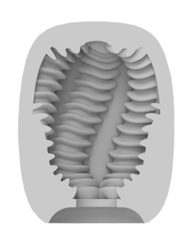 VIBEGGS – Twisty Tongues – Vibrierende Masturbationshülle – Weiß