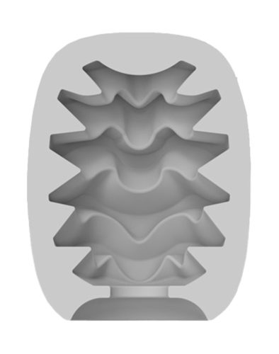 VIBEGGS – Candy Curves – Vibrierende Masturbationshülle – Weiß