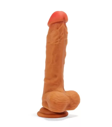 X-MEN 8,4 Zoll Doppelschicht-Dildo Brown_B0O50_1