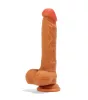 X-MEN 8,4 Zoll Doppelschicht-Dildo Brown_B0O50_1