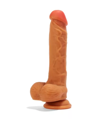 X-MEN 8,4 Zoll Doppelschicht-Dildo Brown_B0O50_1