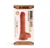 X-MEN 8,3 Zoll Doppelschicht-Silikon-Dildo Brown_B0O50_1