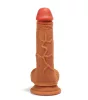 X-MEN 8,3 Zoll Doppelschicht-Silikon-Dildo Brown_B0O50_1
