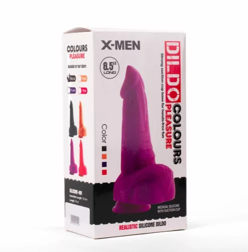 X-MEN 8,5" Dildo Farben Pleasure Schwarz 5