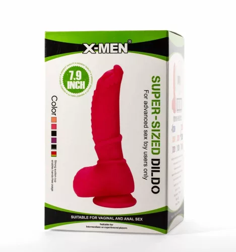 X-Men 7,9" Super-Size-Dildo Schwarz II
